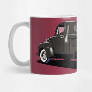 Ford F1 truck in black Mug